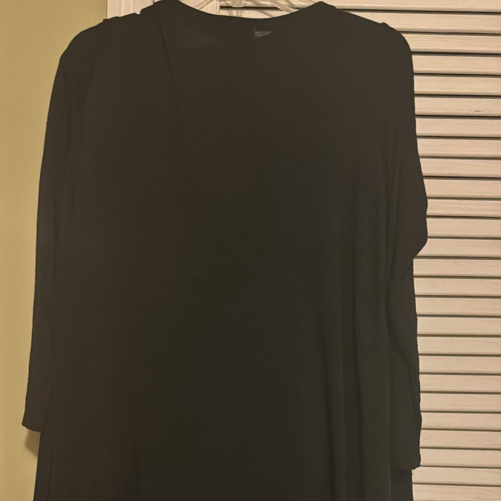 Lularoe Sarah black long cardigan